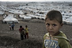 Niño sirio refugiado en Iraq Foto: UNICEF/NYHQ2013-1015/Romenzi