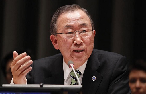 Secretario General de la ONU, Ban Ki-moon Foto archivo:UN Photo/Paulo Filgueiras