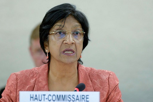 La Alta Comisionada de la ONU para los Derechos Humanos, Navi Pillay Foto: ONU/Jean-Marc Ferré