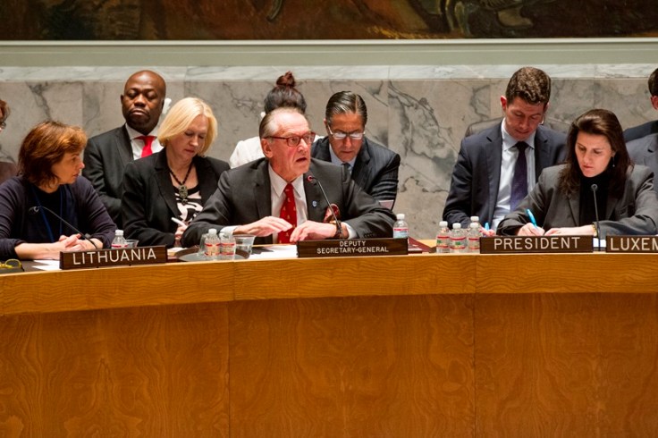 El vicesecretario general de la ONU, Jan Eliasson Foto; ONU/M. Garten