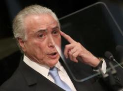 El presidente de Brasil, Michel Temer, durante la 71° Asamblea General de las Naciones Unidas, en Nueva York