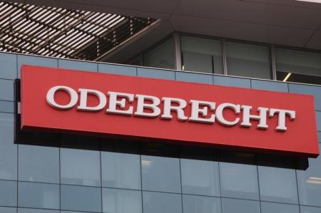 IMAGEN DE ARCHIVO. El logo de Odebrecht en las oficinas de la empresa en Lima, Perú