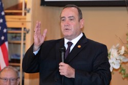 Guatemala's President Alejandro Giammattei In US