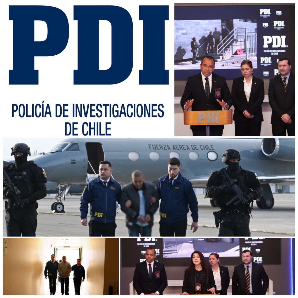 Llegan a Chile dos extraditados por crimen de militar&nbsp;venezolano