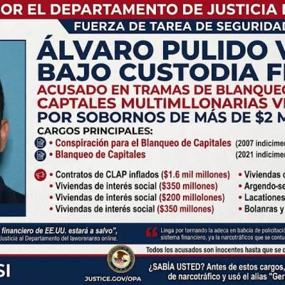 Arresto de Álvaro Pulido por tramas de&nbsp;blanqueo